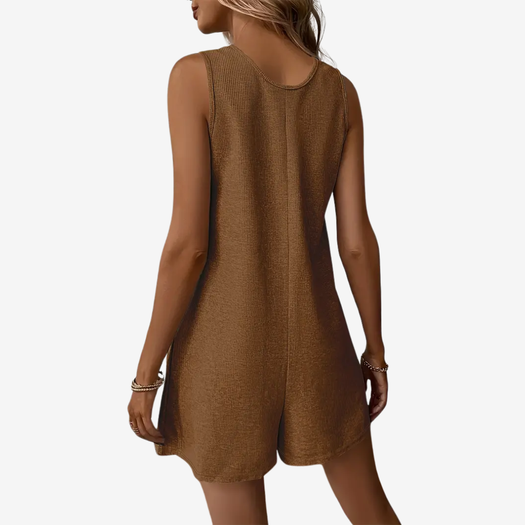 Anellee™ Button-Front Jumpsuit