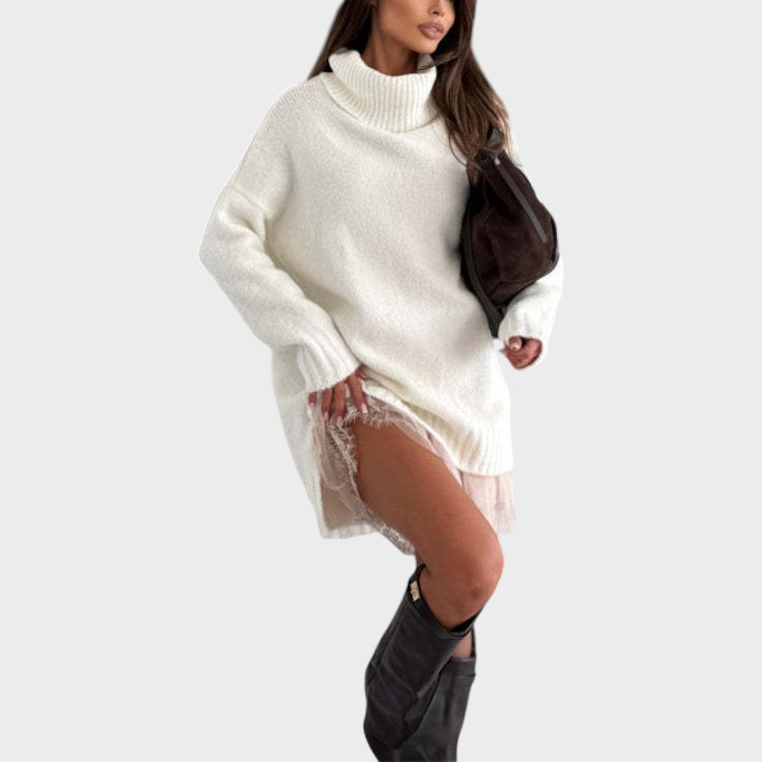 Phoebe | Knit & Lace Dress Set