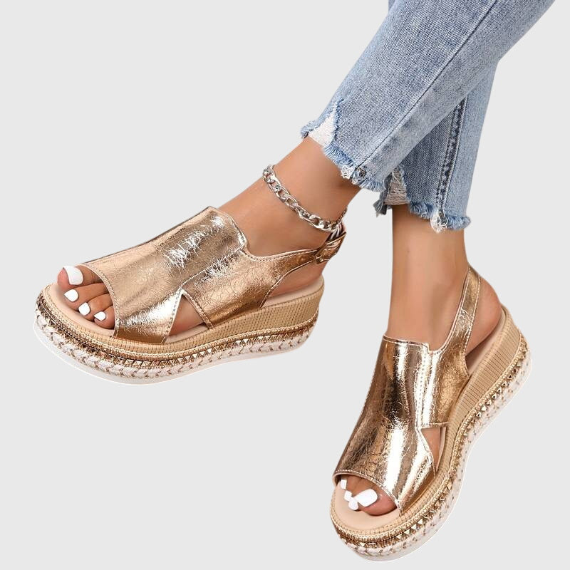 Veronica | Comfort Wedge Sandals