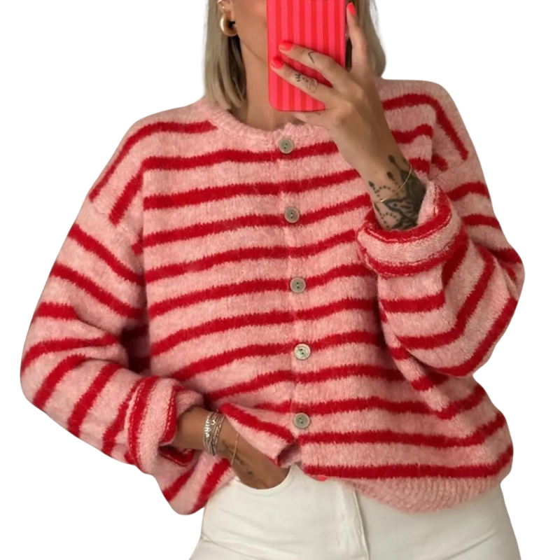 KARSYN™ – Stylish Striped Casual Cardigan