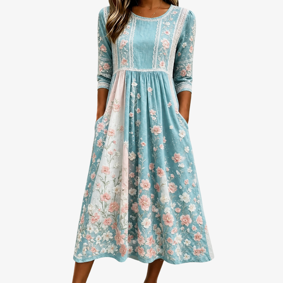 Spring Blossom | Midi Spring Dress