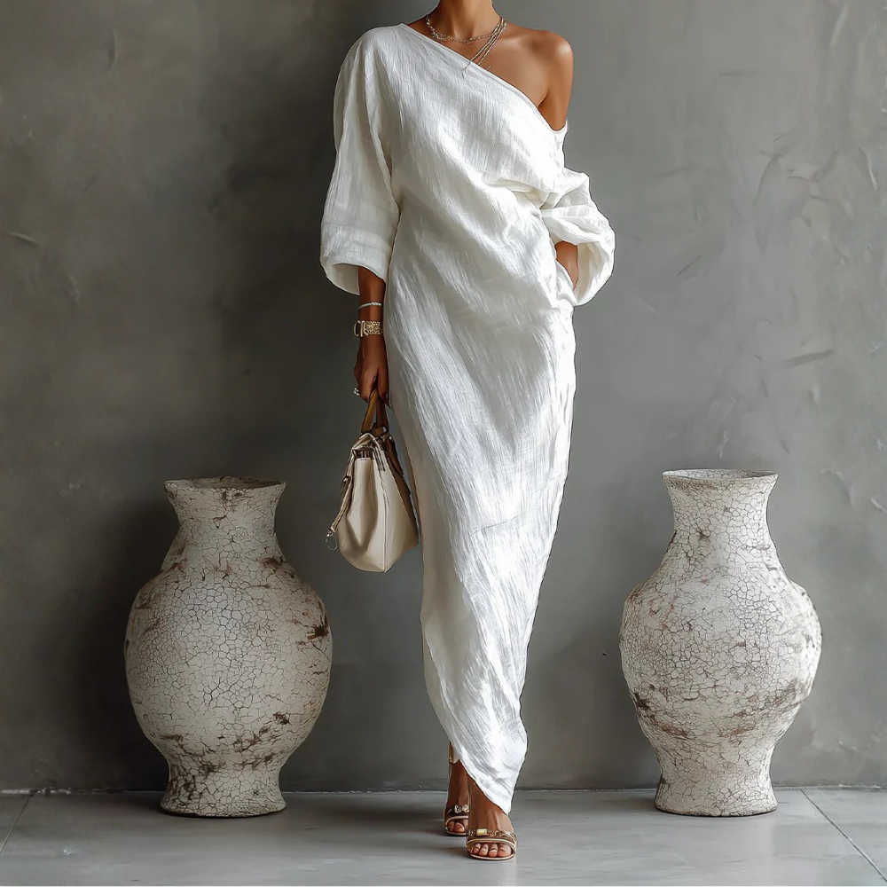 Isla | One-Shoulder Maxi Dress