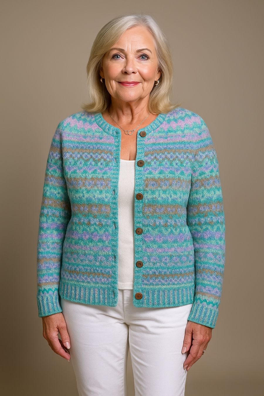 Lila | Classic Blue Cardigan