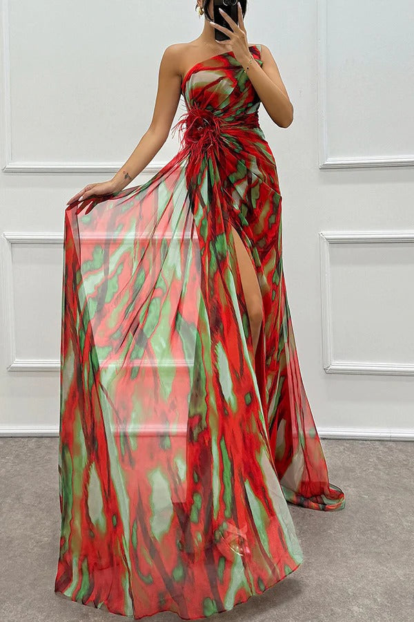 Lorna™ | Vibrant Draped Dress
