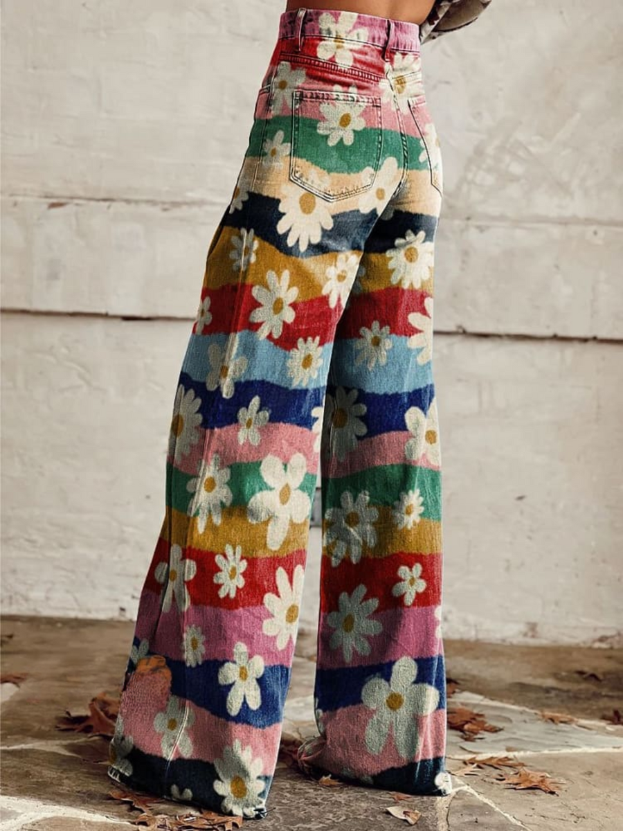 Léon - Floral Elegant Pants
