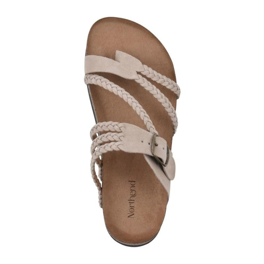 Pippa | Braided Cork Comfort Sandals