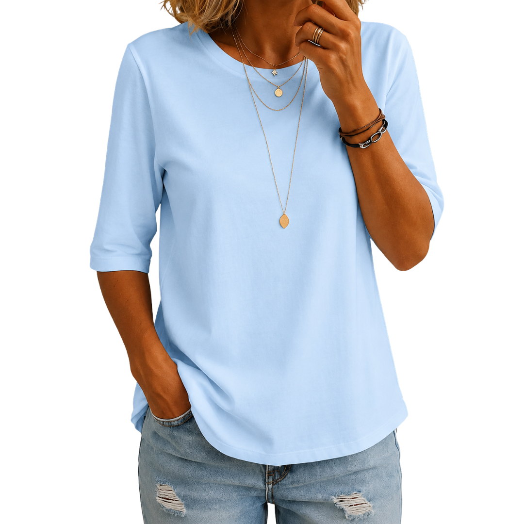 Sophie | 3/4 Sleeve Everyday Top