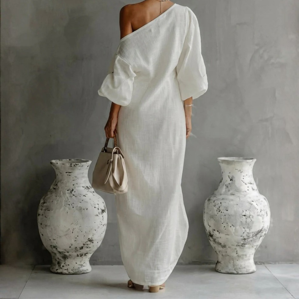 Isla | One-Shoulder Maxi Dress
