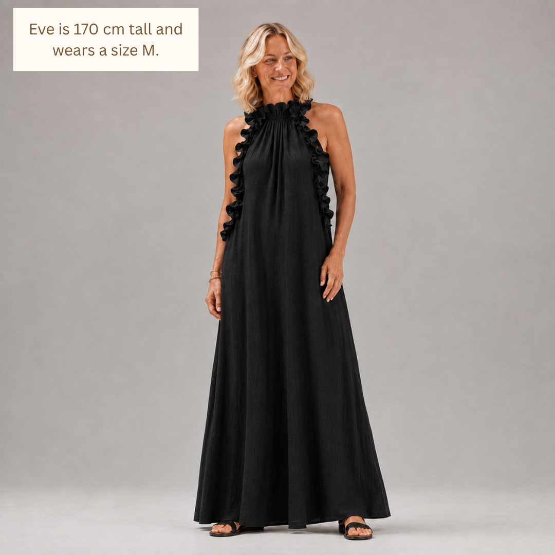 Mia | Ruffle Maxi Dress
