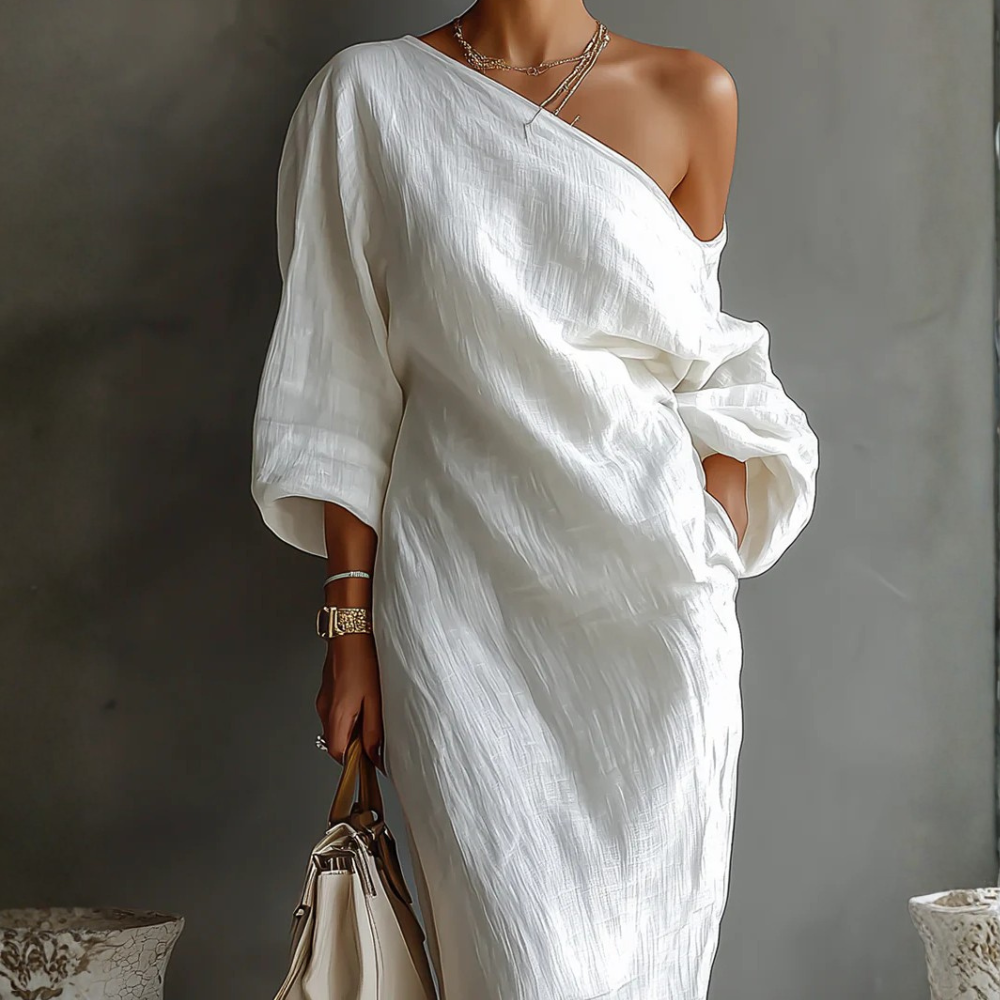 Isla | One-Shoulder Maxi Dress