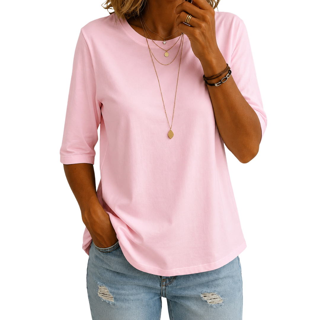 Sophie | 3/4 Sleeve Everyday Top