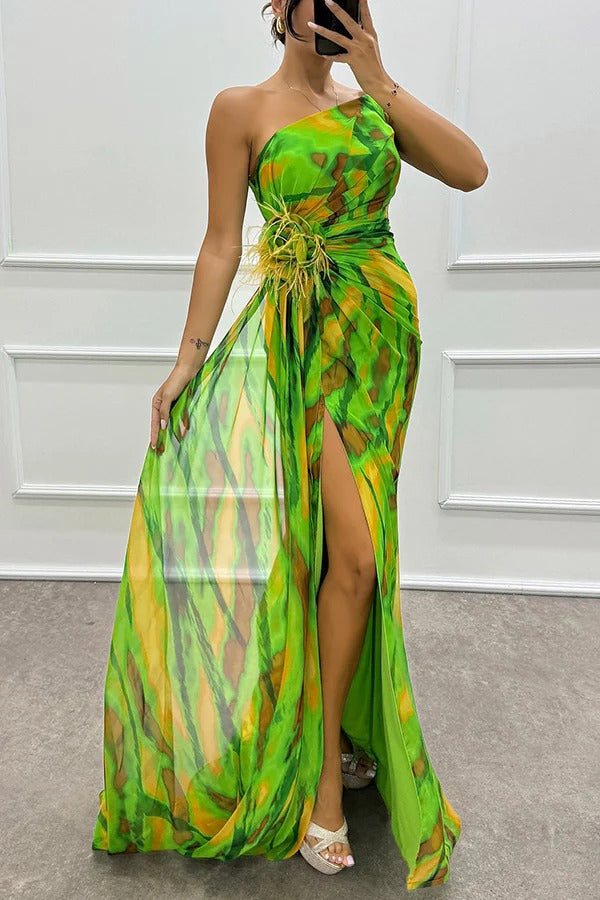 Lorna™ | Vibrant Draped Dress