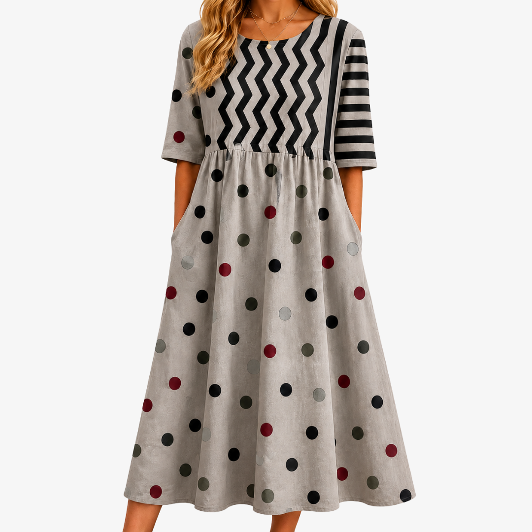 Modern Charm | Midi Spring Dress
