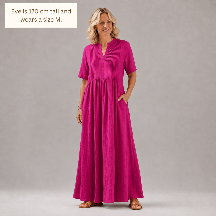 Charlotte | Relaxed V-Neck Maxi Dress