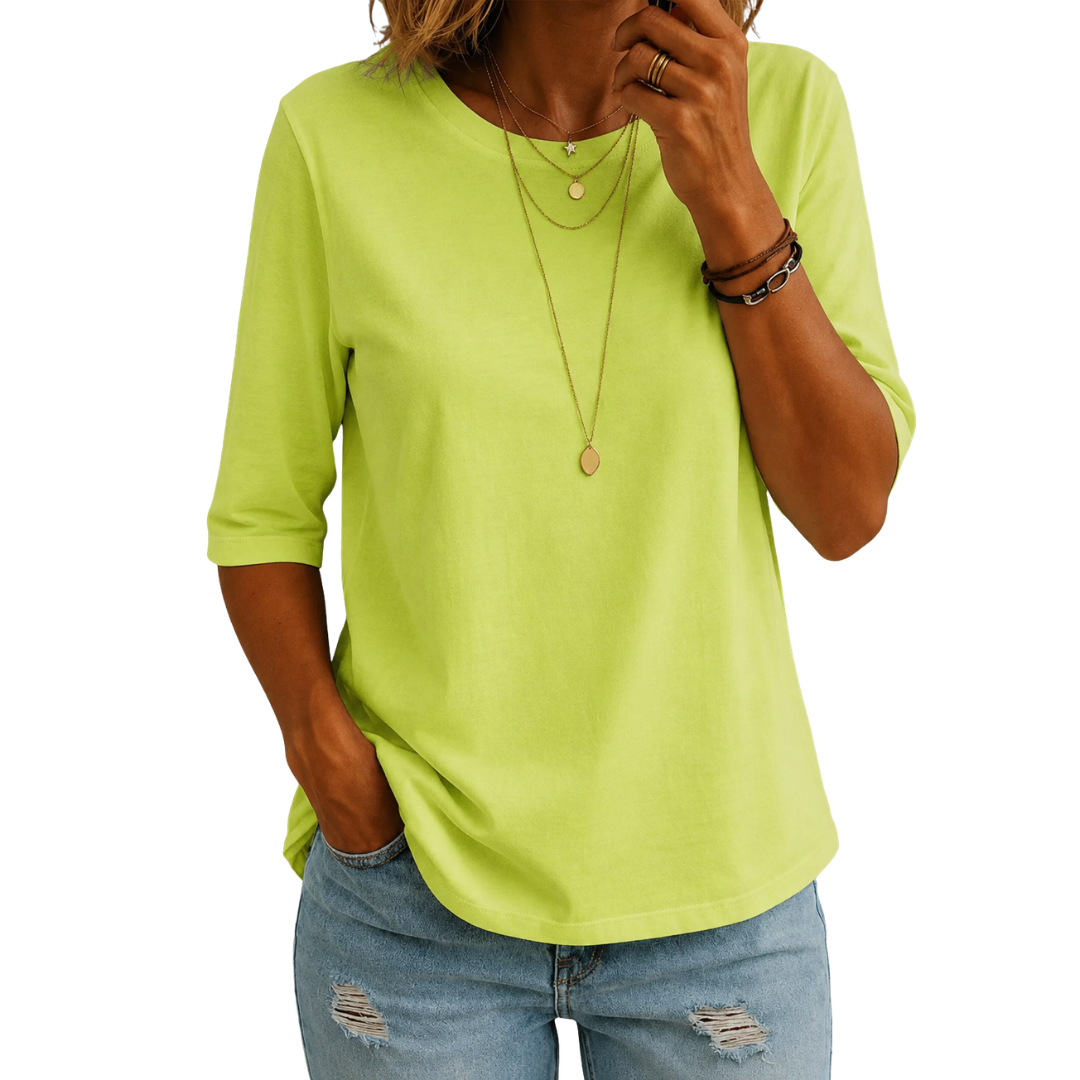 Sophie | 3/4 Sleeve Everyday Top