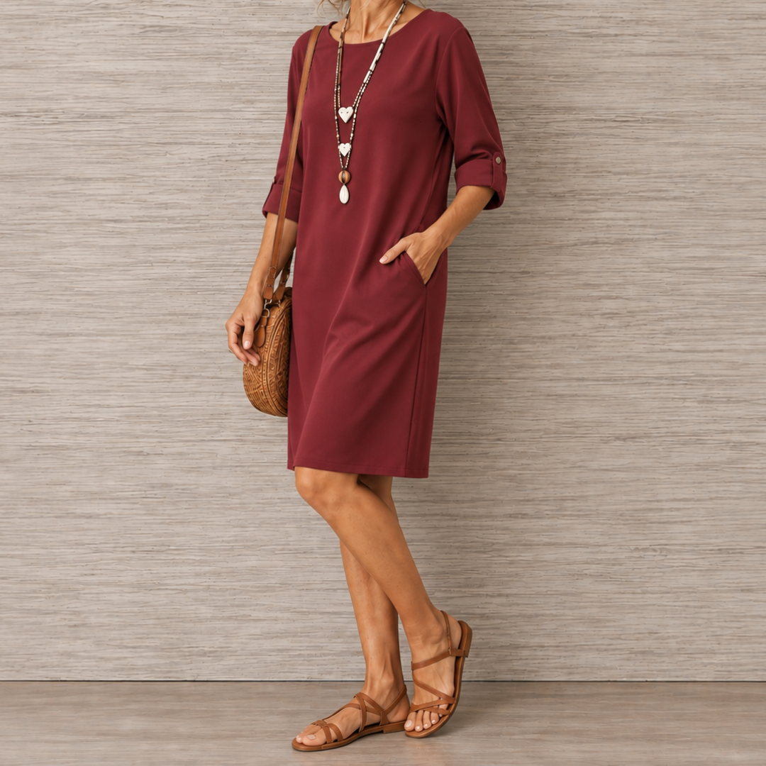 Leanne | Tummy-Skimming Relaxed Dress