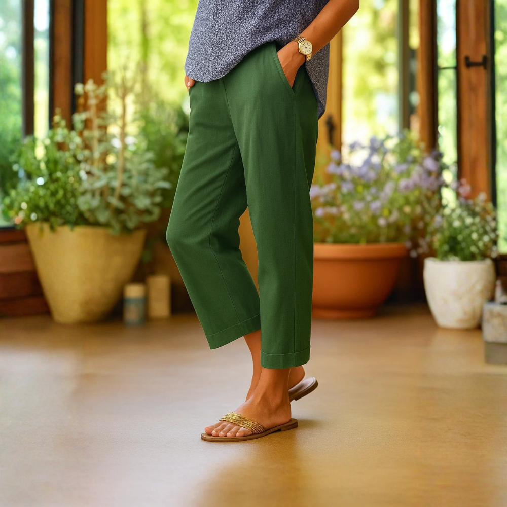 Eliza | Lightweight Cropped Trousers
