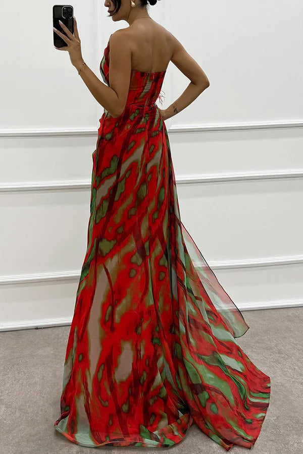 Lorna™ | Vibrant Draped Dress