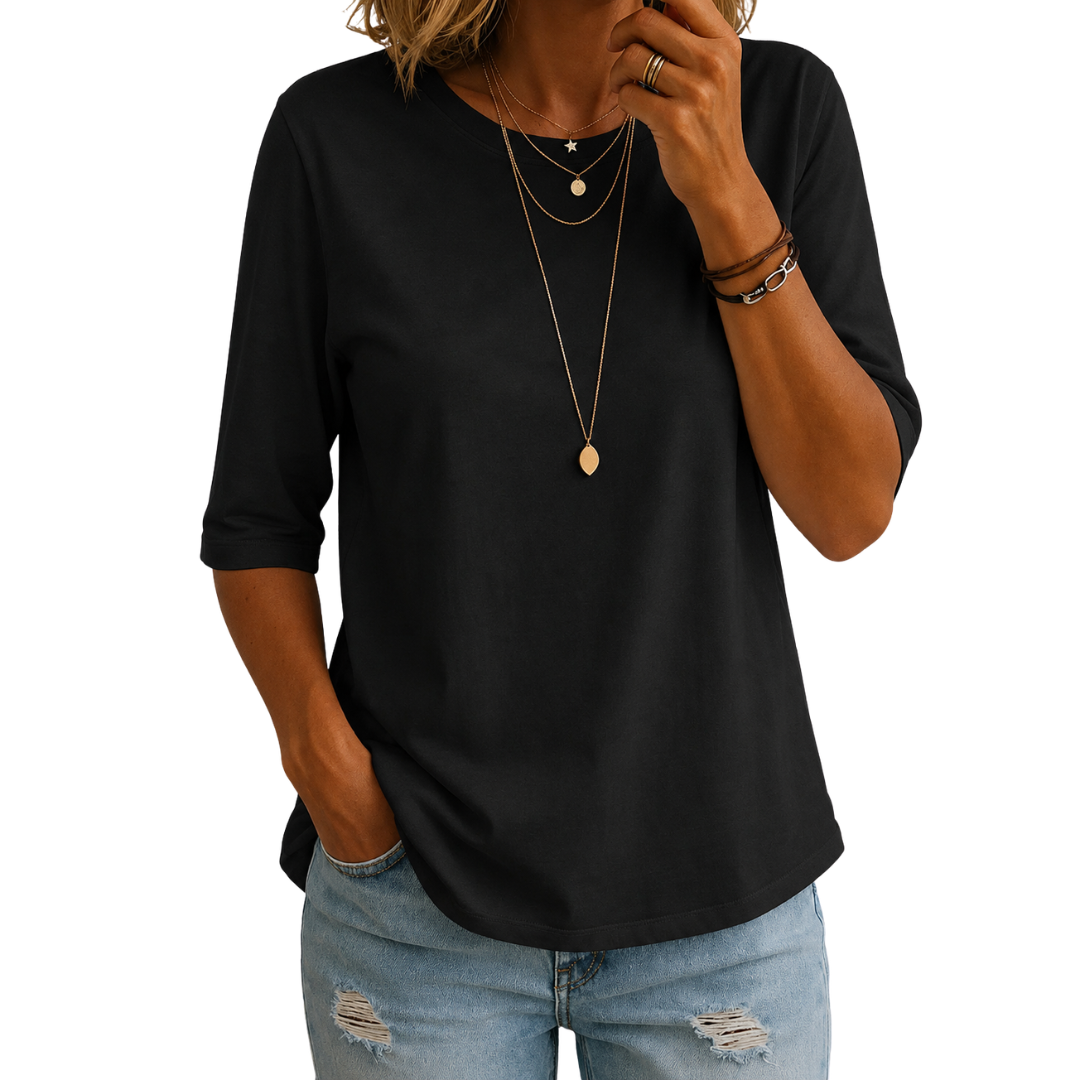 Sophie | 3/4 Sleeve Everyday Top