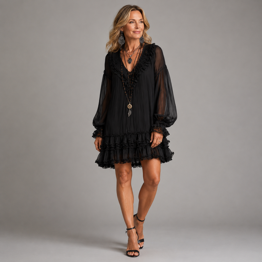 Bianca | Ruffle Mini Dress