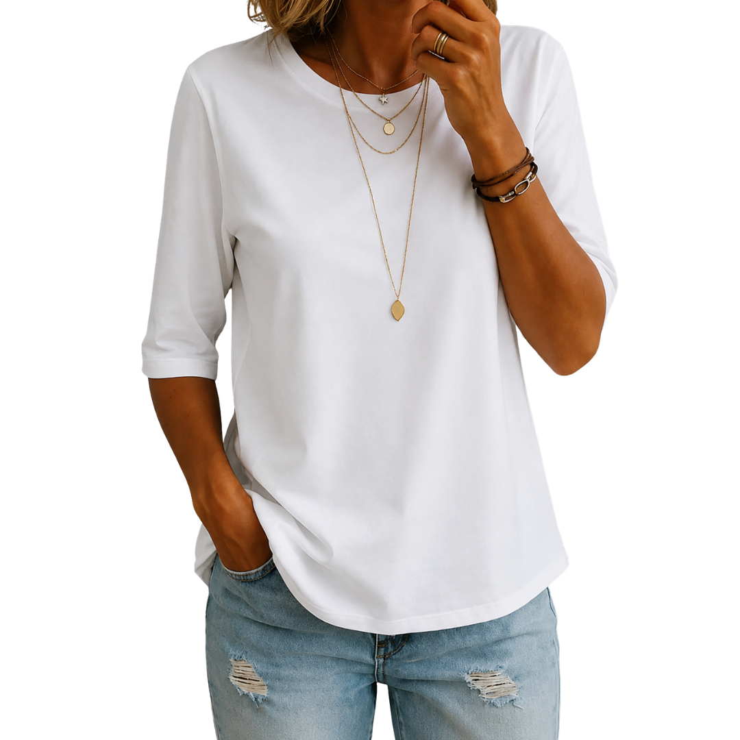 Sophie | 3/4 Sleeve Everyday Top