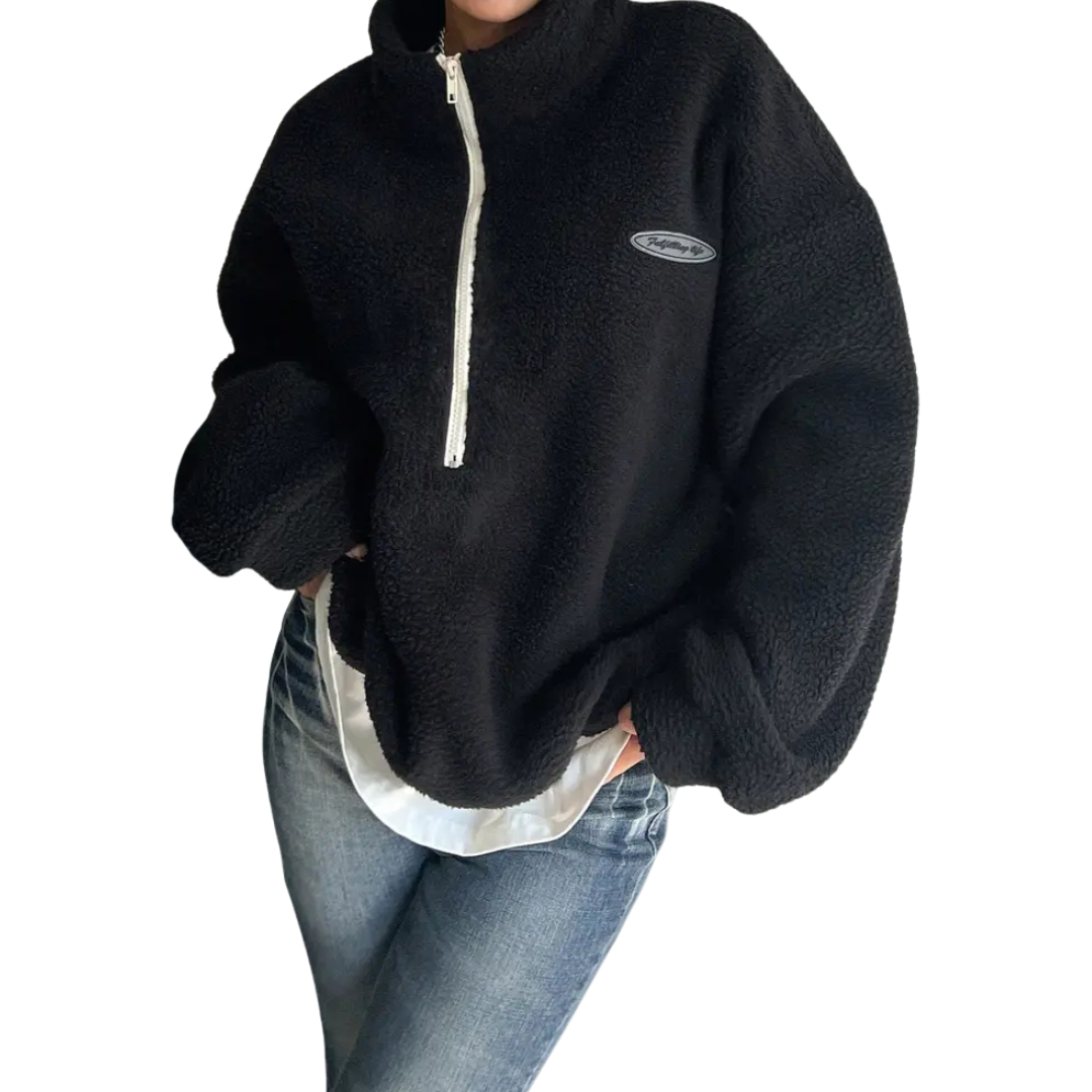 IVORY™ – Relaxed Fit Half Zip Casual Pullover
