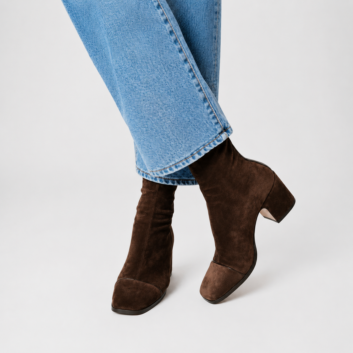Elodie | Suede-Look Ankle Boots
