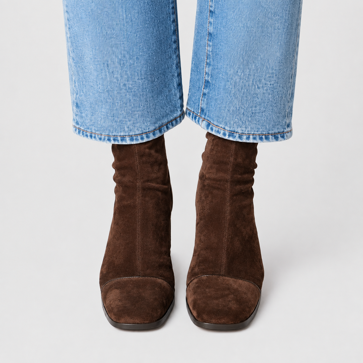 Elodie | Suede-Look Ankle Boots