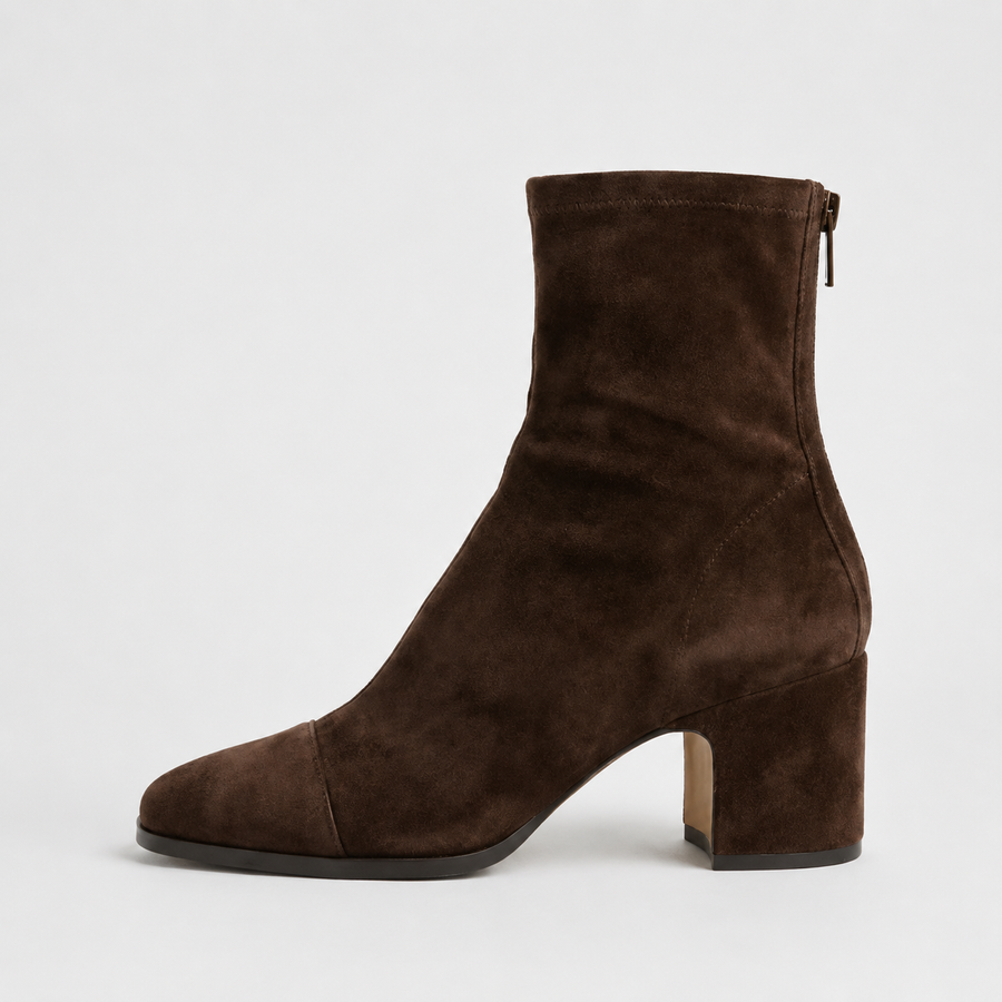 Elodie | Suede-Look Ankle Boots