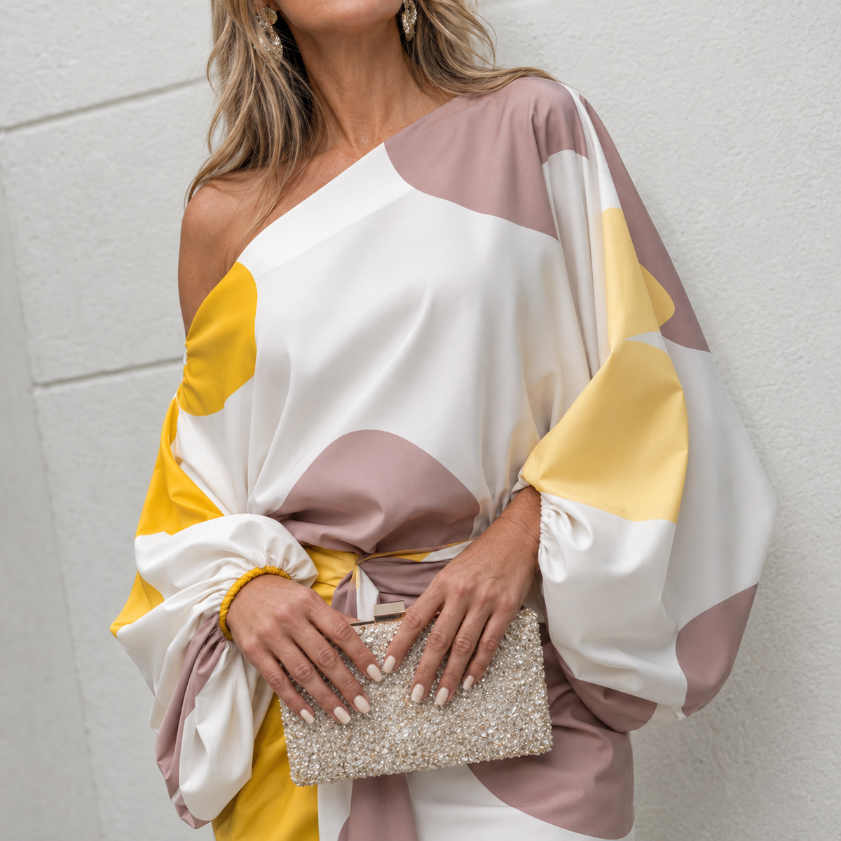 Sienna | One-Shoulder Fringe Set