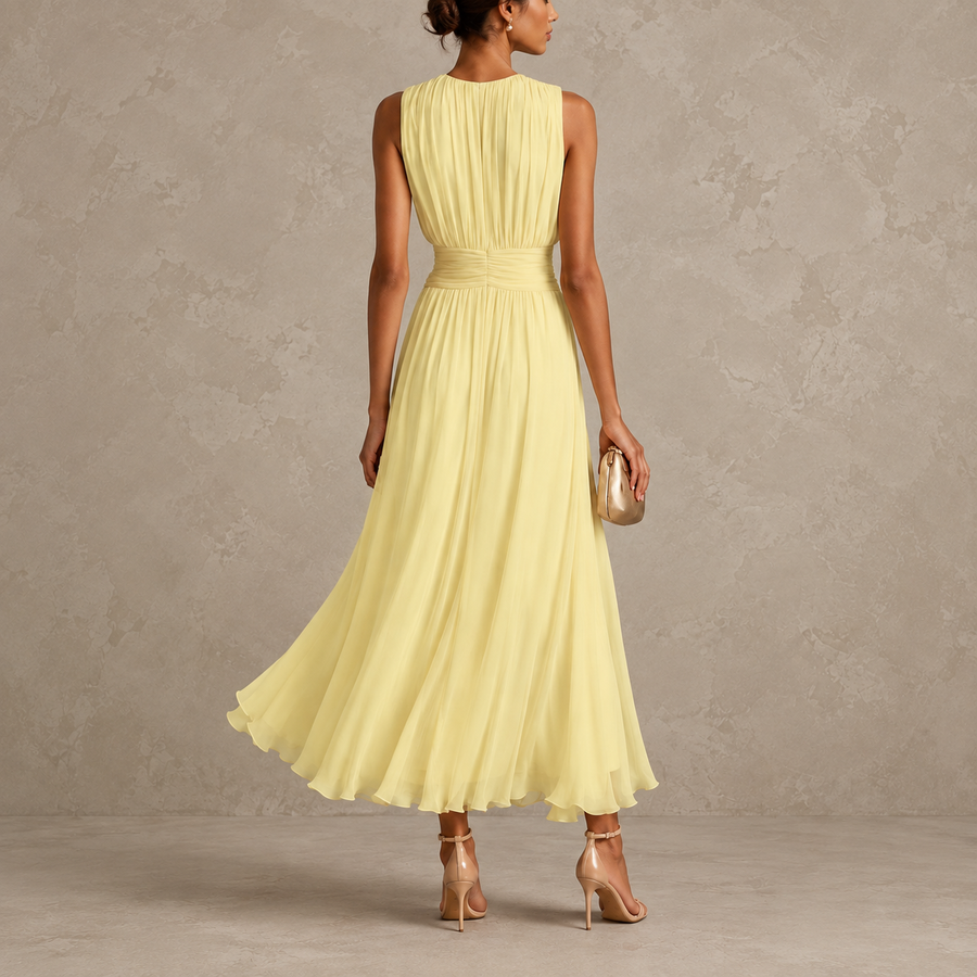 Margot | Ruched Waist Maxi Dress