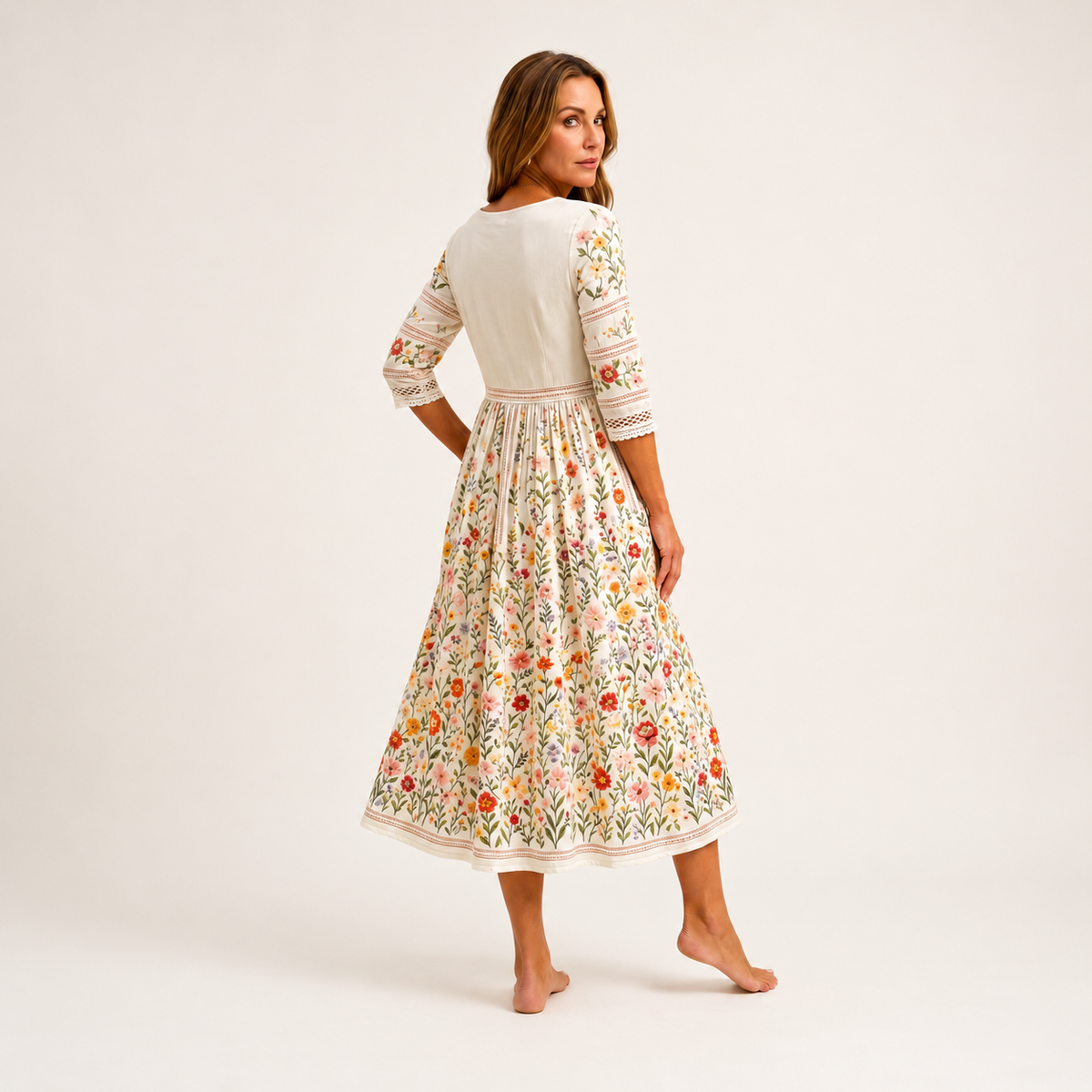 Grace | Wildflower Midi Dress