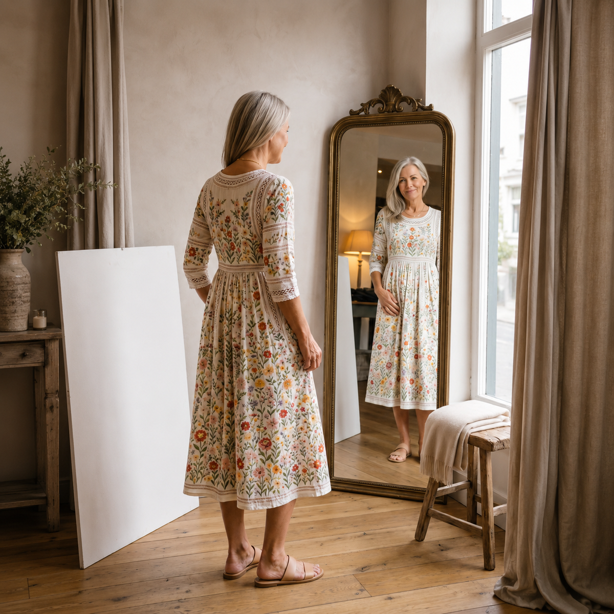 Grace | Wildflower Midi Dress