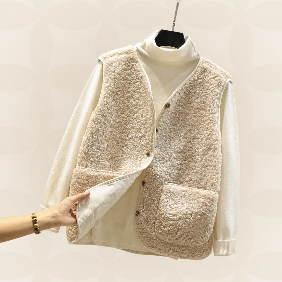 Hazel | Teddy Fleece Vest