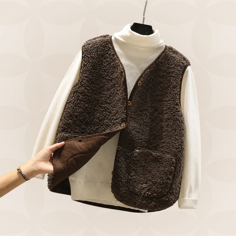Hazel | Teddy Fleece Vest