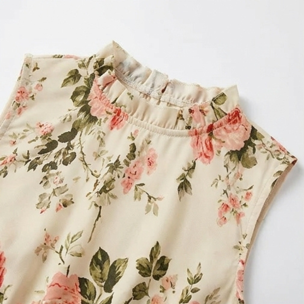 Marlee | Smocked Floral Midi Dress