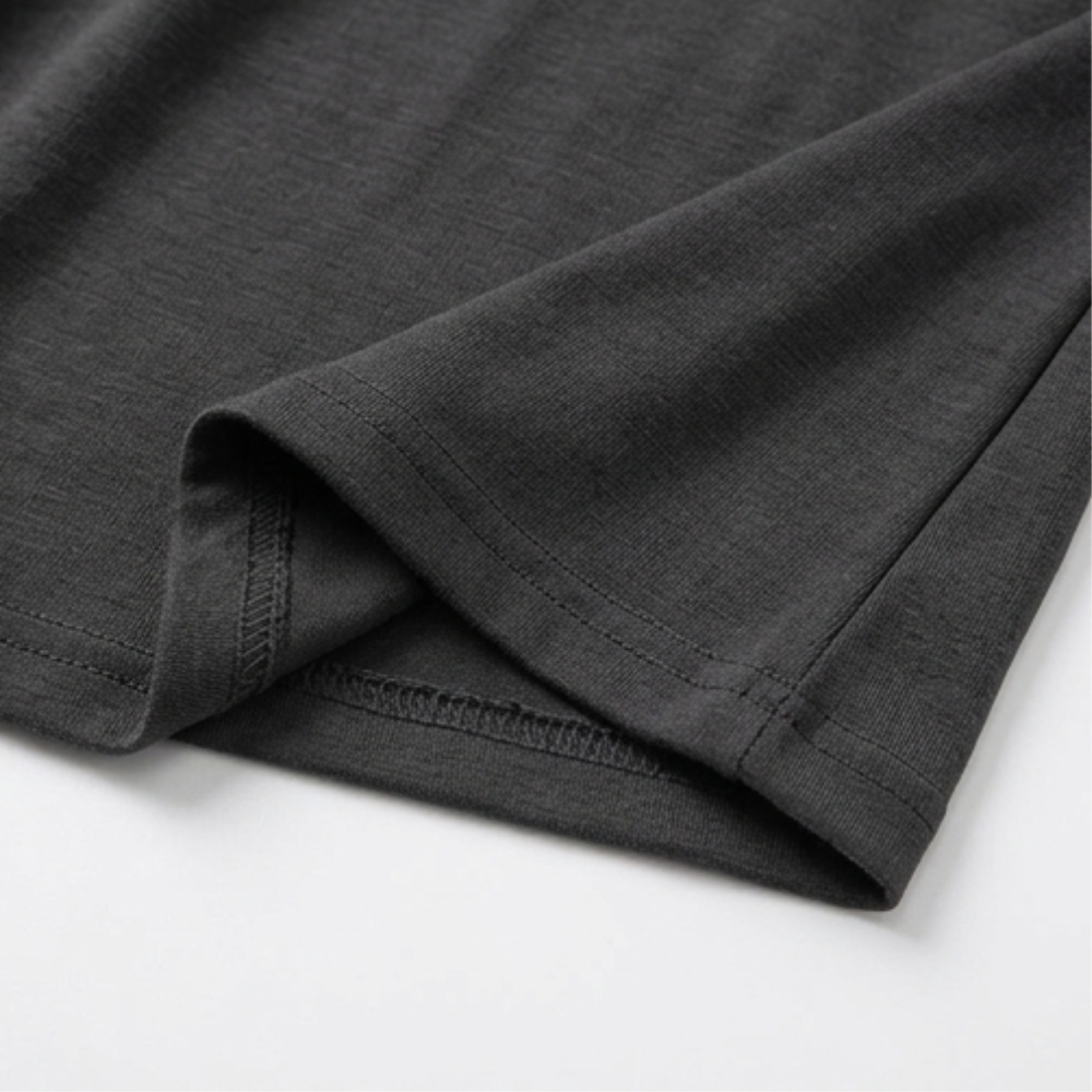 Veluna | Crossover V-Neck Midi Dress with Pockets