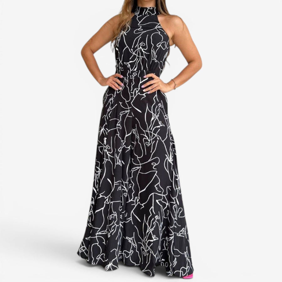 Marinella™ Abstract-Print Jumpsuit