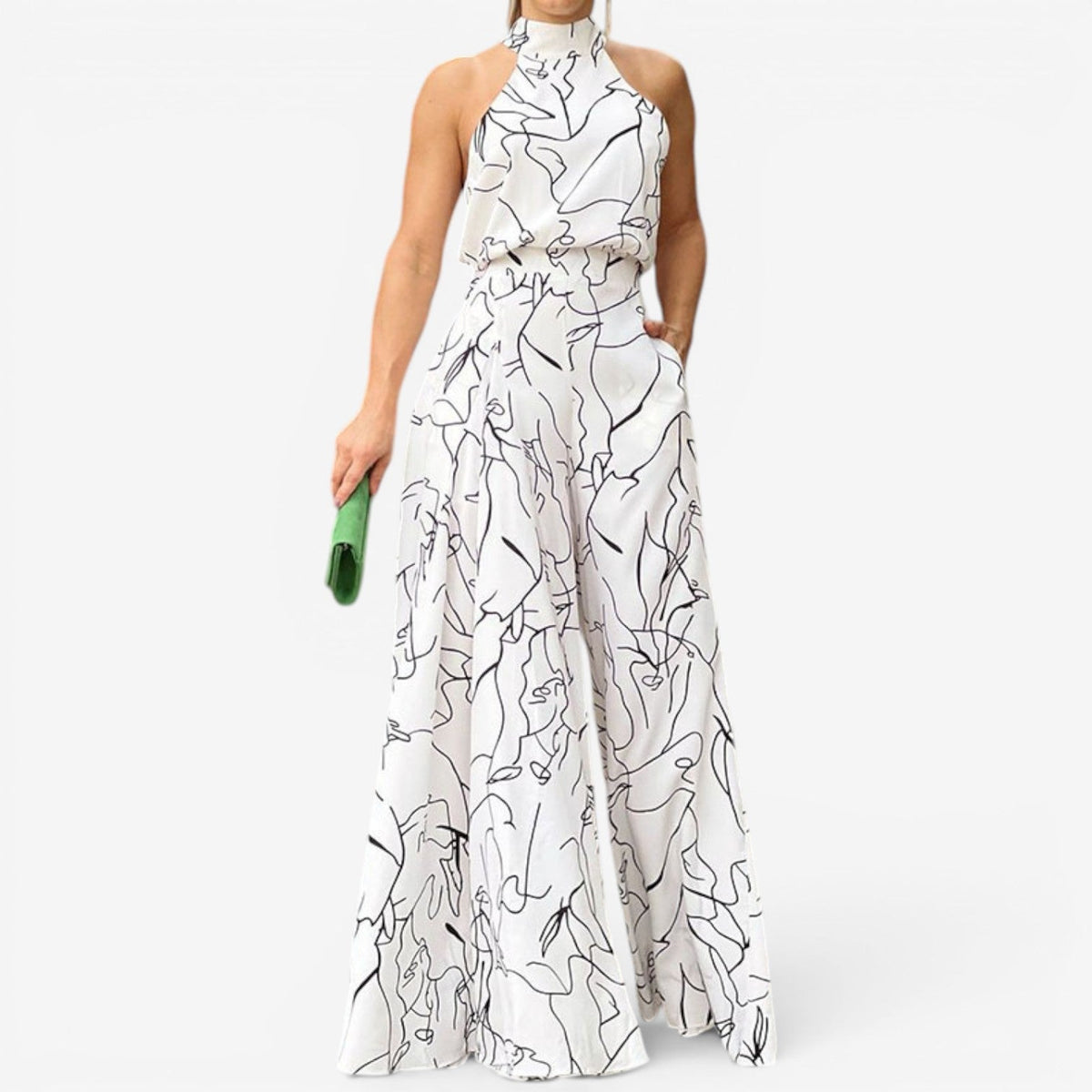 Marinella™ Abstract-Print Jumpsuit