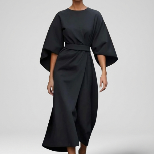 Sienna | Belted Wrap Midi Dress