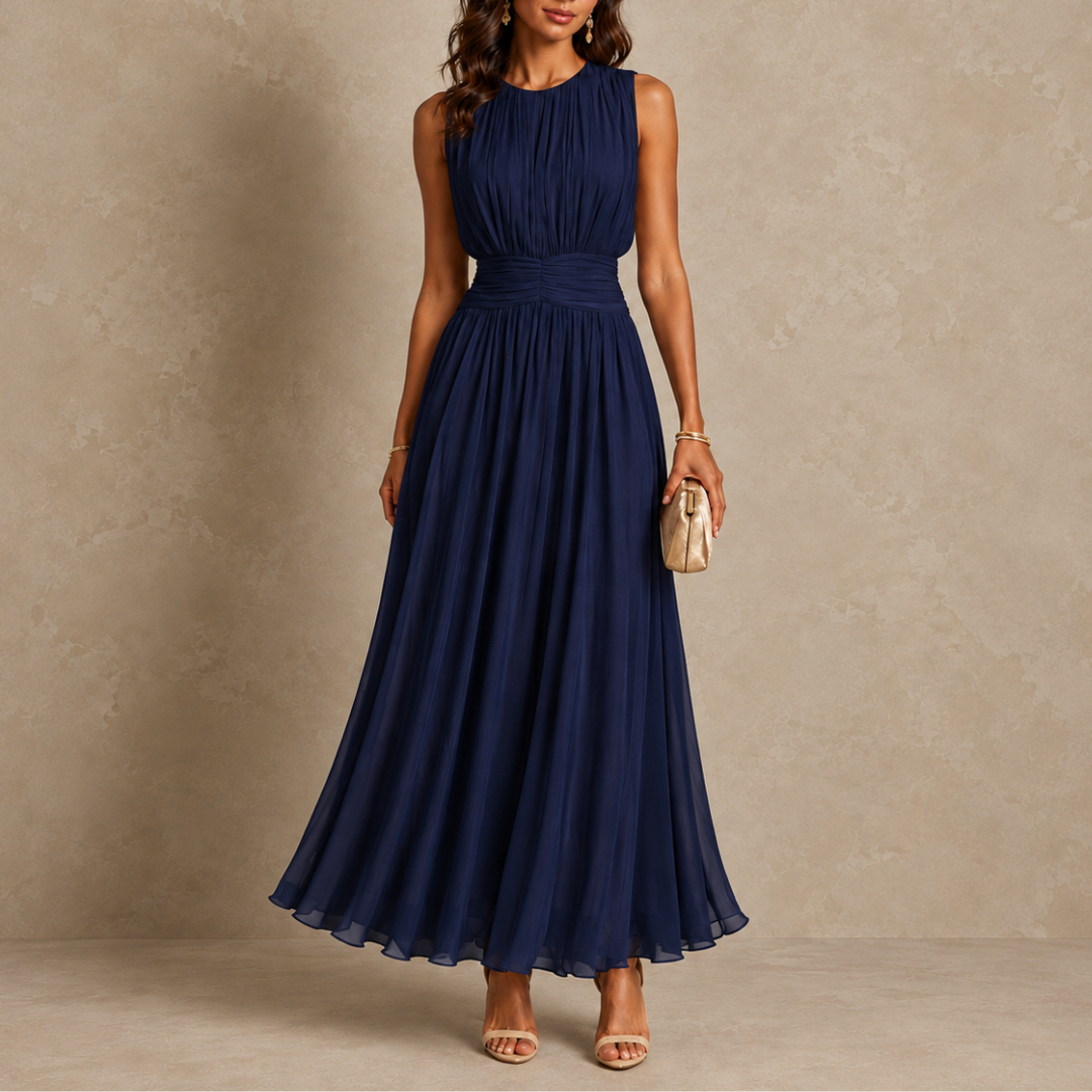 Margot | Ruched Waist Maxi Dress