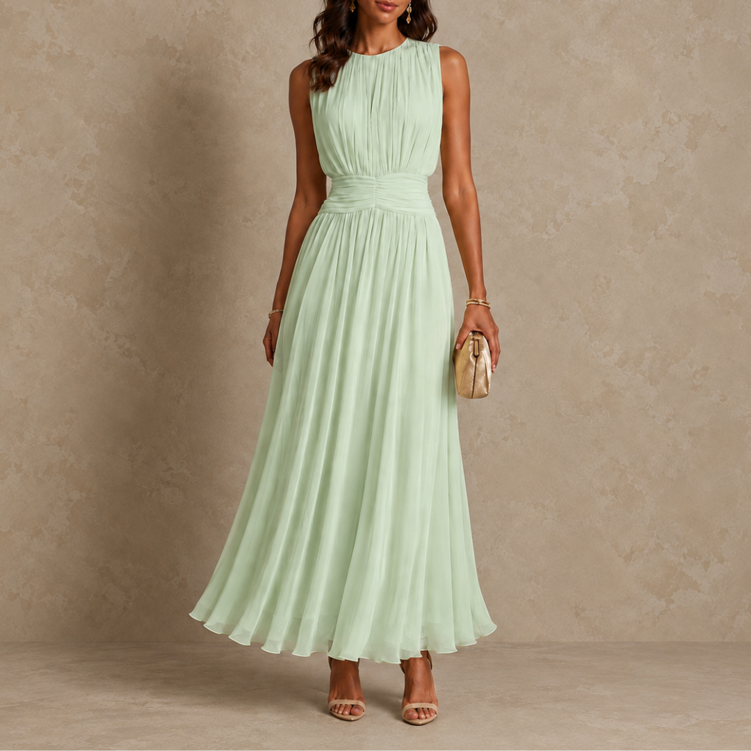 Margot | Ruched Waist Maxi Dress