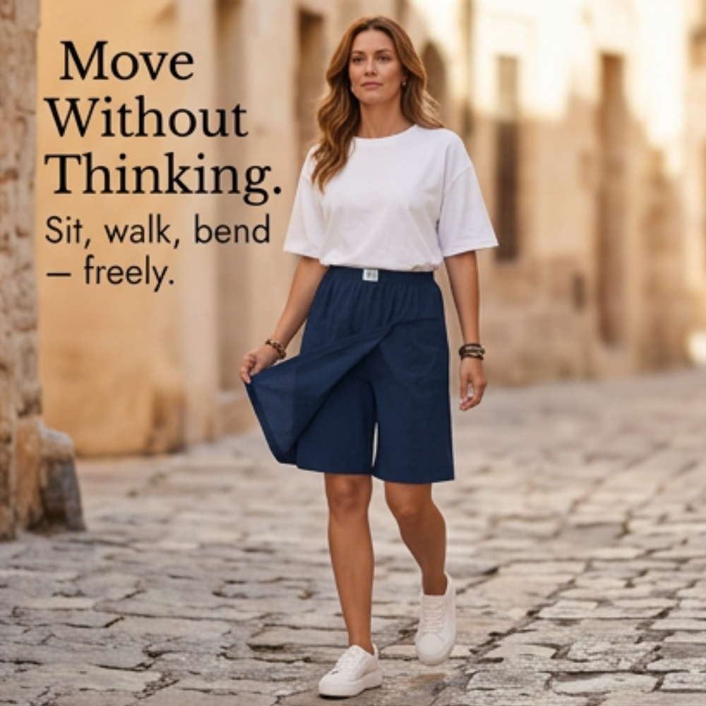 Elliana | Wrap-Front Comfort Skort