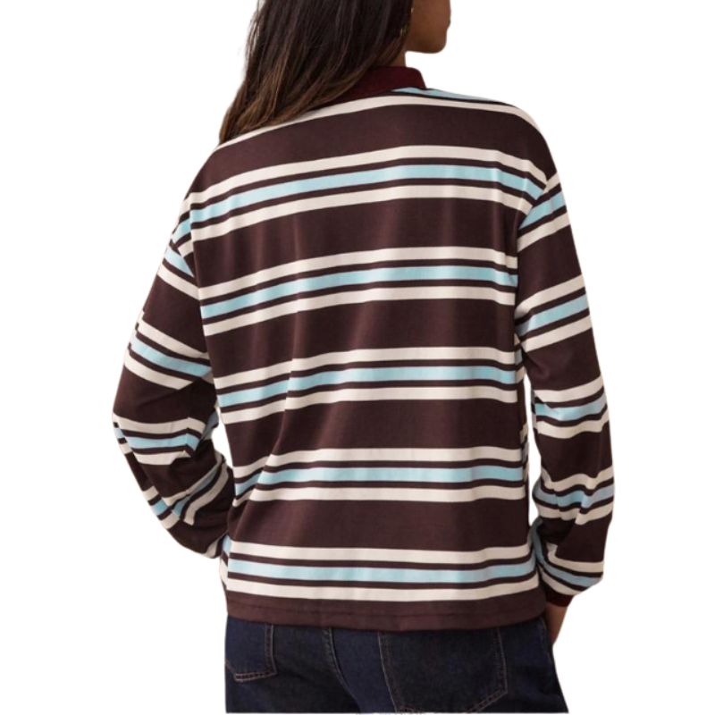 APRIL™ – Casual Colourblock Striped Long Sleeve Top