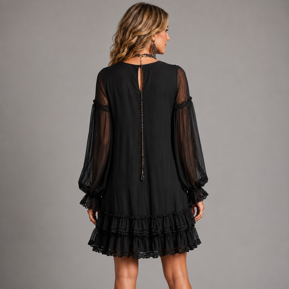 Bianca | Ruffle Mini Dress