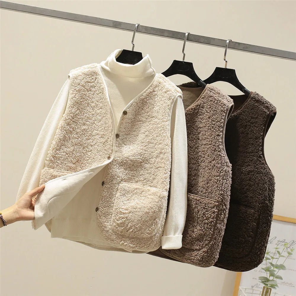 Hazel | Teddy Fleece Vest