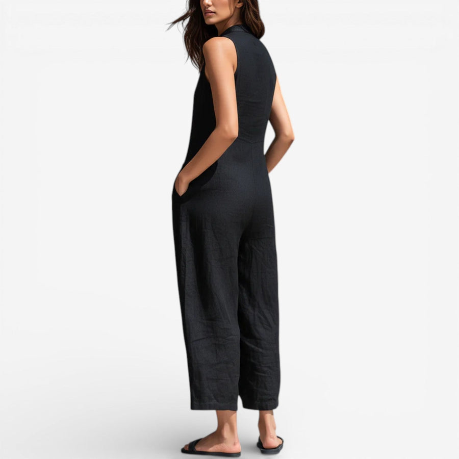Adoracion™ Wide-Leg Linen Jumpsuit