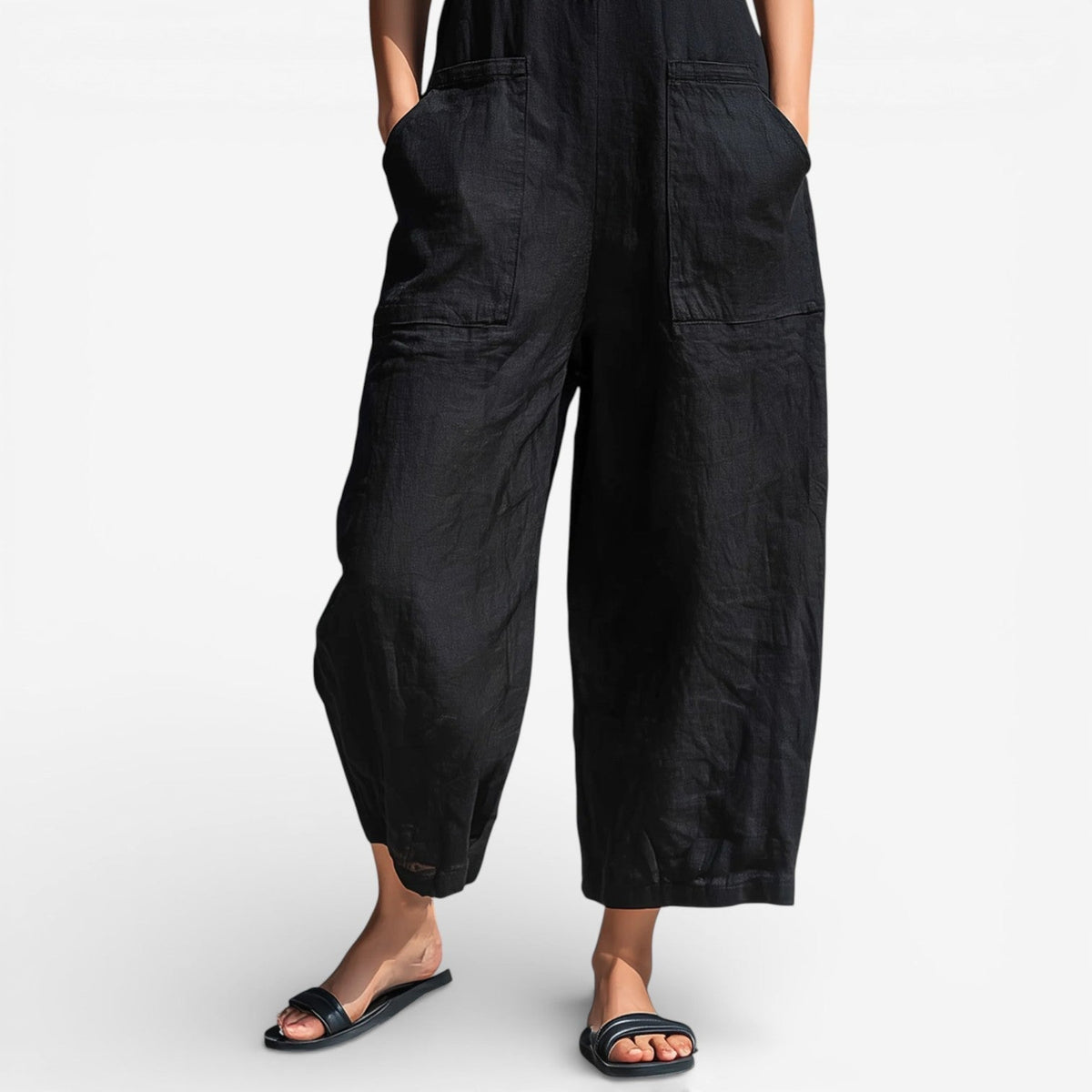 Adoracion™ Wide-Leg Linen Jumpsuit