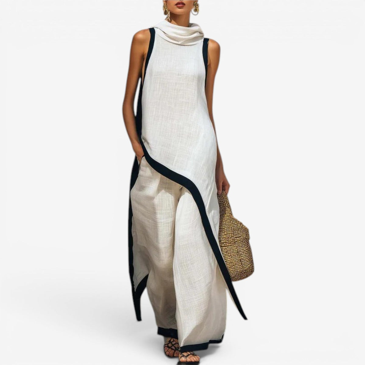 Samantha™ Two-Tone Jumpsuit