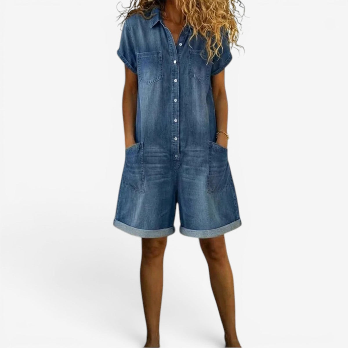 Isabella™ Denim Playsuit